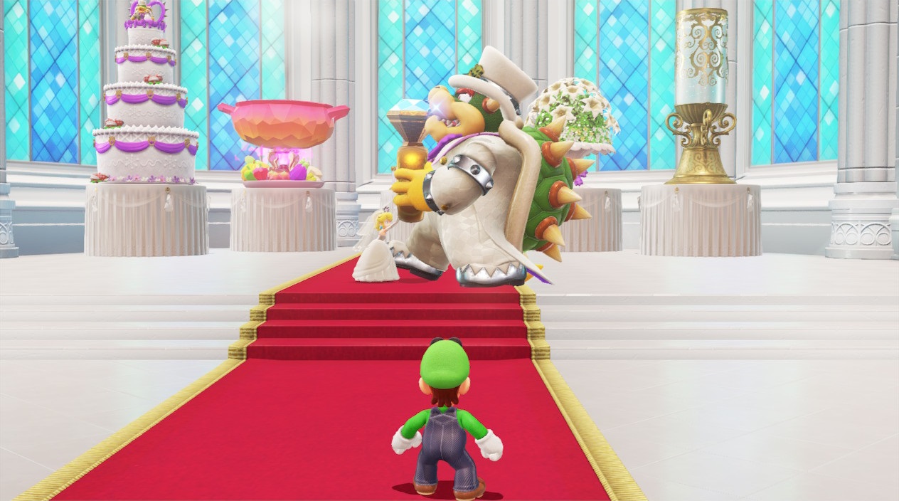 Bowser and Peach fights