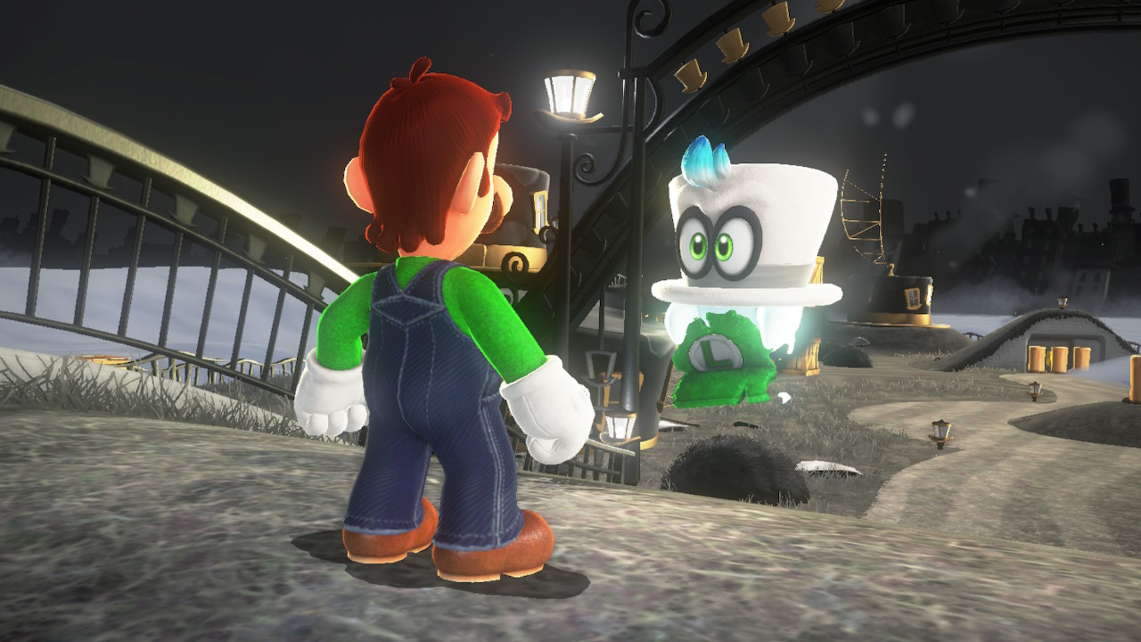 Cappy meets Luigi